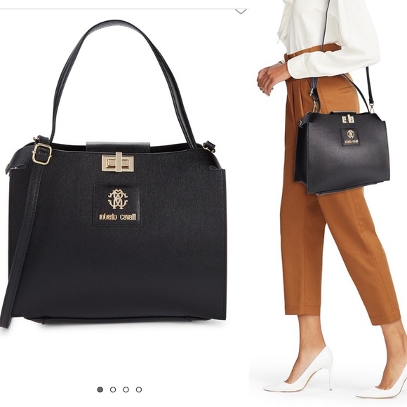 New!! Roberto Cavalli cross body bag with leopard pouch💕 - Picture 7 of 8